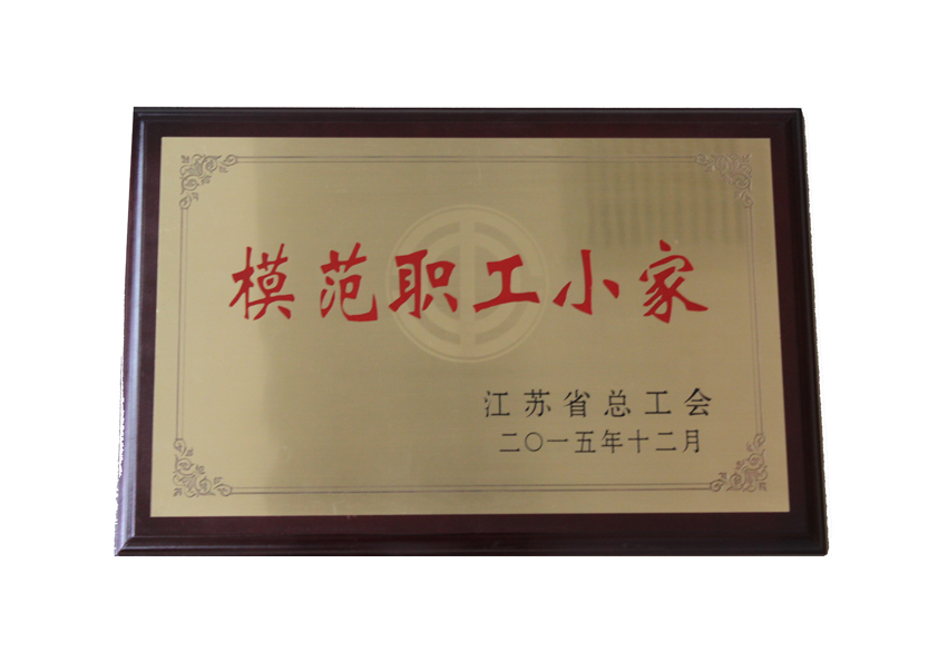 2015年江苏省总工会授予“圭表职工小家”